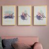 Allah La ilaha illa Allah Muhammad Wood Color Frame - The Framers