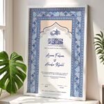 Customized Nikah Nama Frame Turkish Style