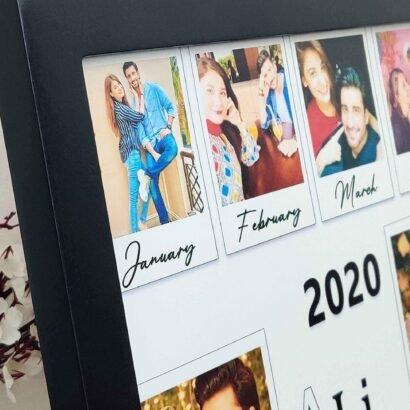 Best Anniversary Gift - 12 Months Couple Polaroid Memory Frame - The Framers