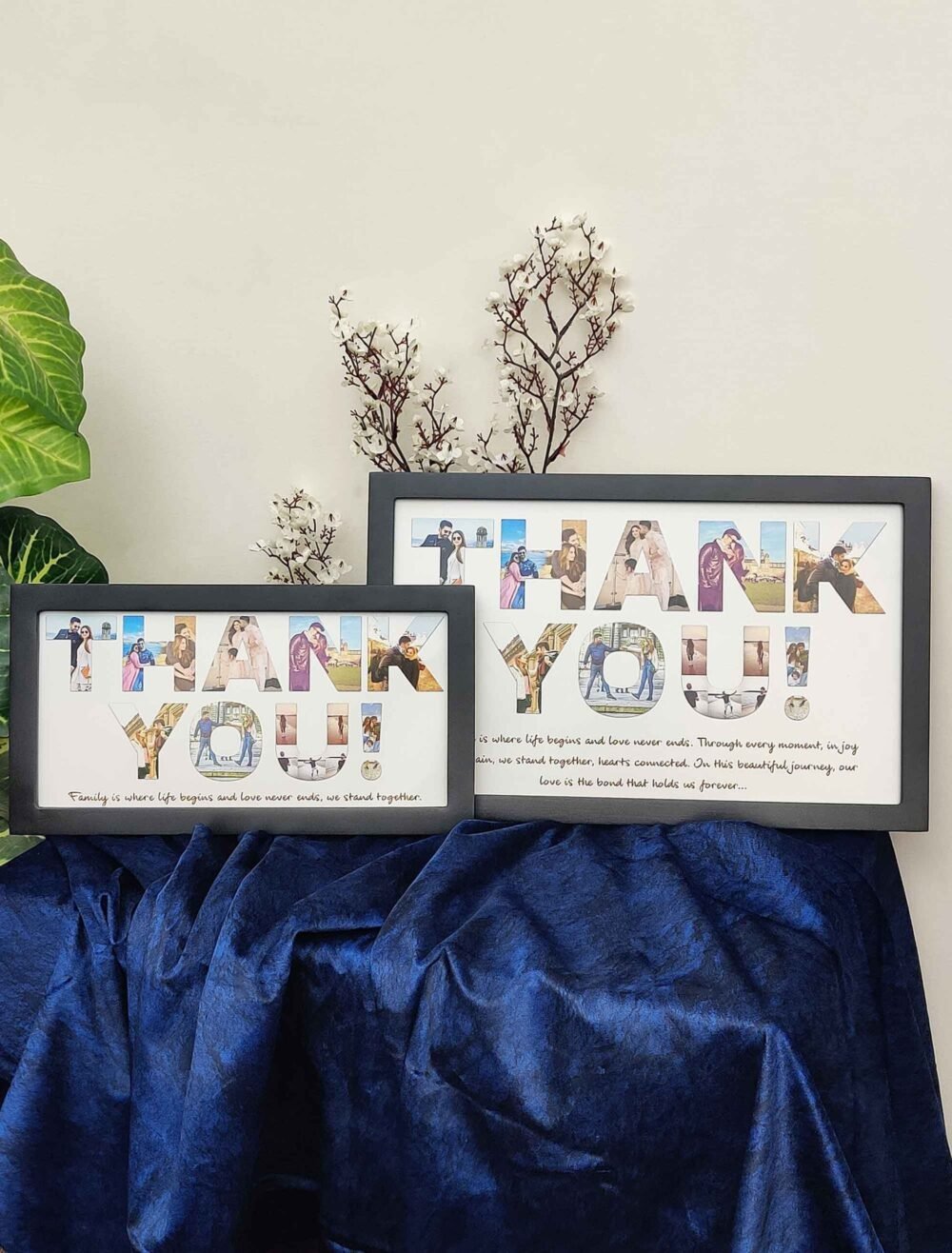 Custom Thank You Photo Frame - Memory Gift for Family, Wife, Husband - The Framers