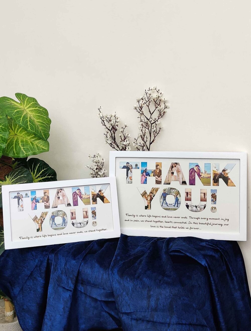 Custom Thank You Photo Frame - Memory Gift for Family, Wife, Husband - The Framers