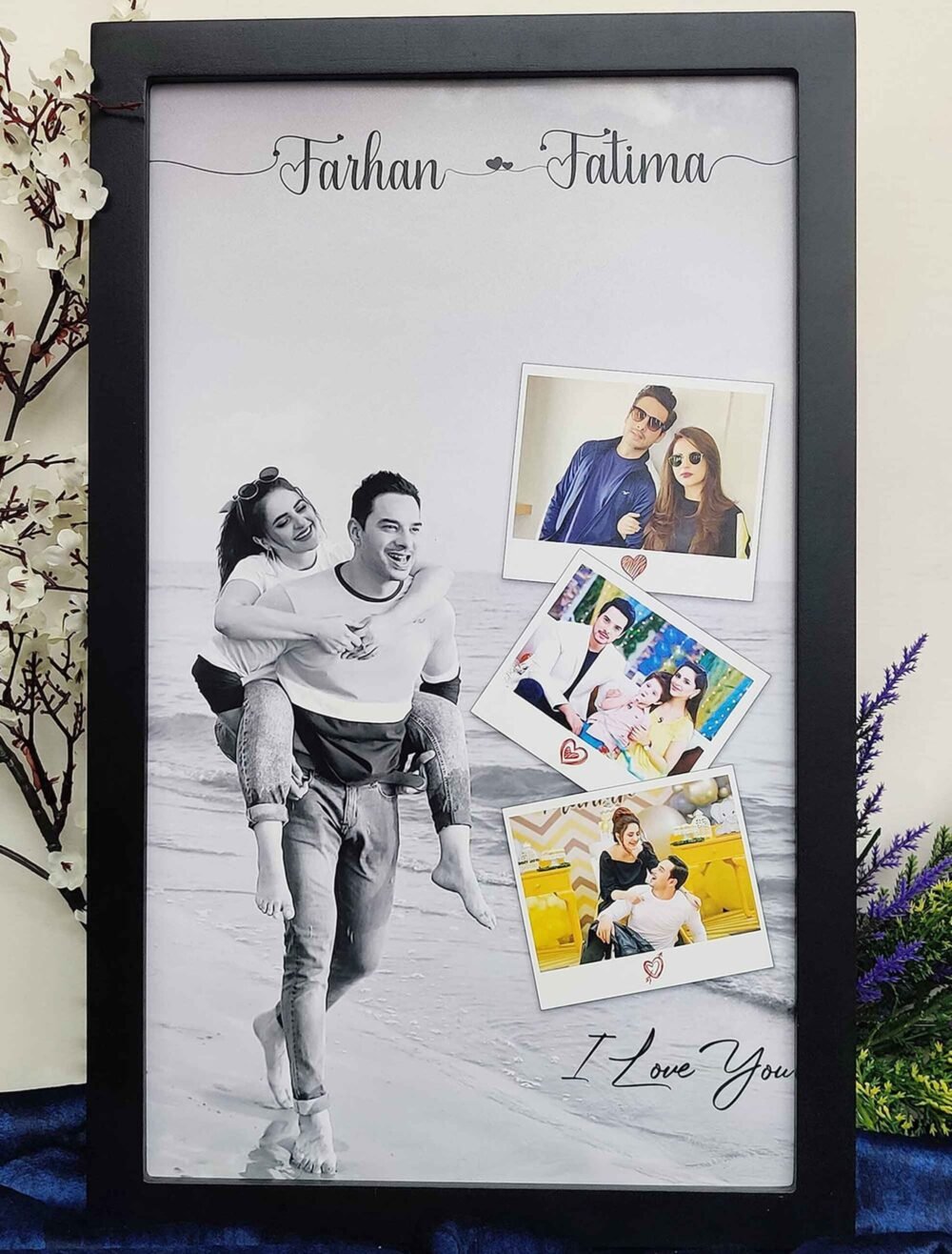 High-Quality Couple Photo Frame - Memory Gift Ideas for HerHim - The Framers