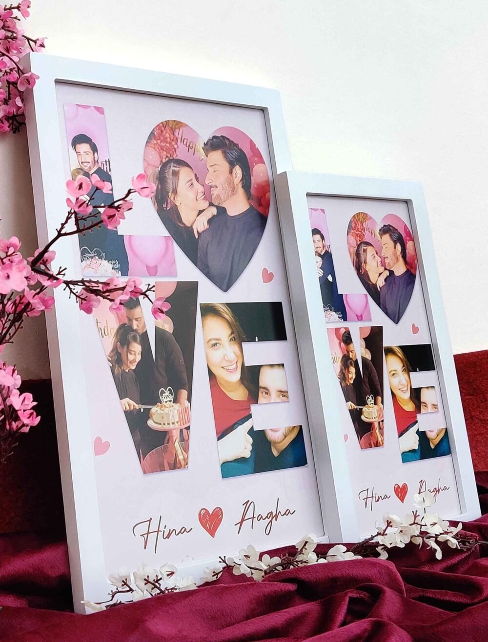 Romantic Love Photo Frame - Customised Memory Picture Frame - The Framers