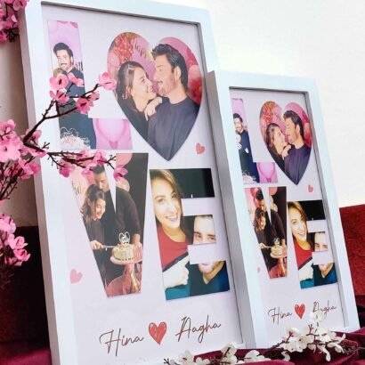 Romantic Love Photo Frame - Customised Memory Picture Frame - The Framers