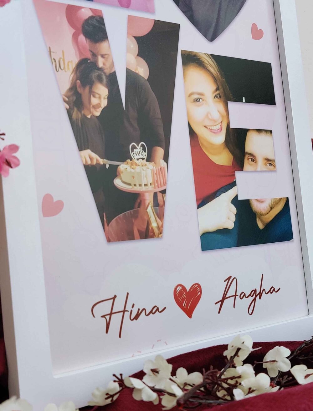 Romantic Love Photo Frame - Customised Memory Picture Frame - The Framers