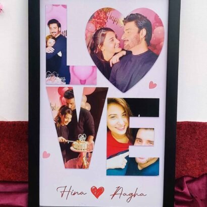 Romantic Love Photo Frame - Customised Memory Picture Frame - The Framers