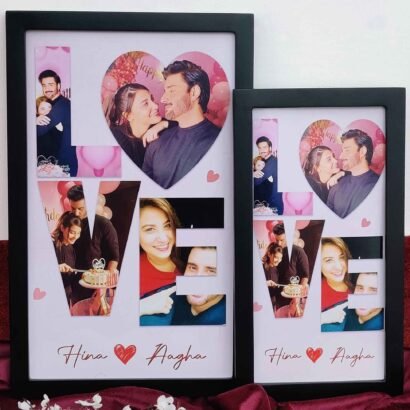 Romantic Love Photo Frame - Customised Memory Picture Frame - The Framers