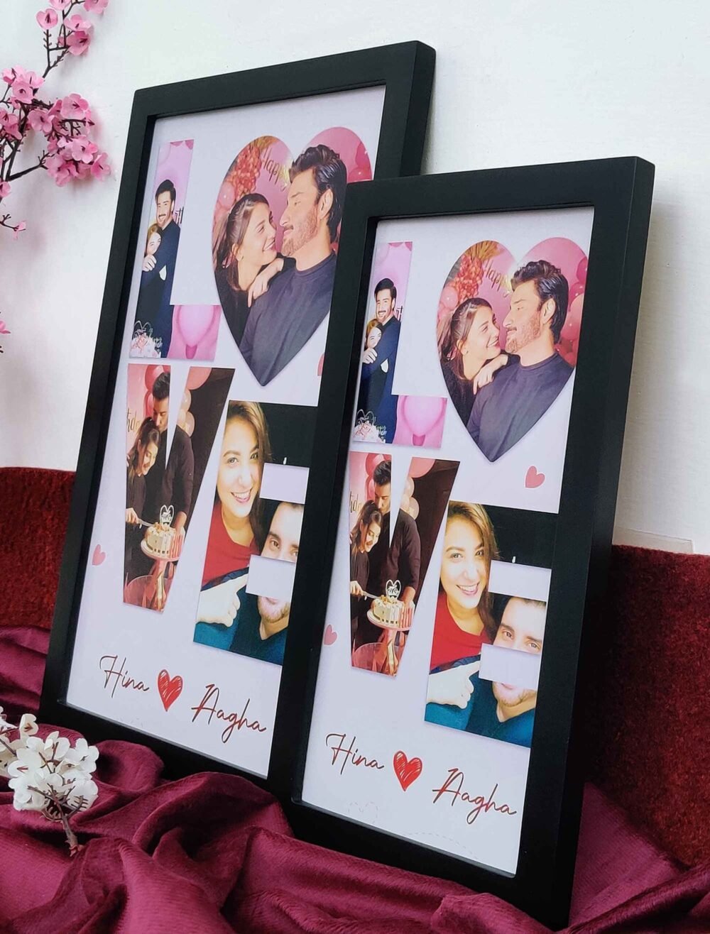 Romantic Love Photo Frame - Customised Memory Picture Frame - The Framers