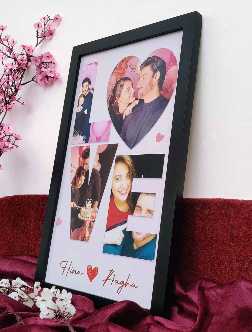 Romantic Love Photo Frame - Customised Memory Picture Frame - The Framers