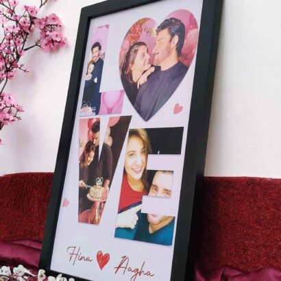 Romantic Love Photo Frame - Customised Memory Picture Frame - The Framers