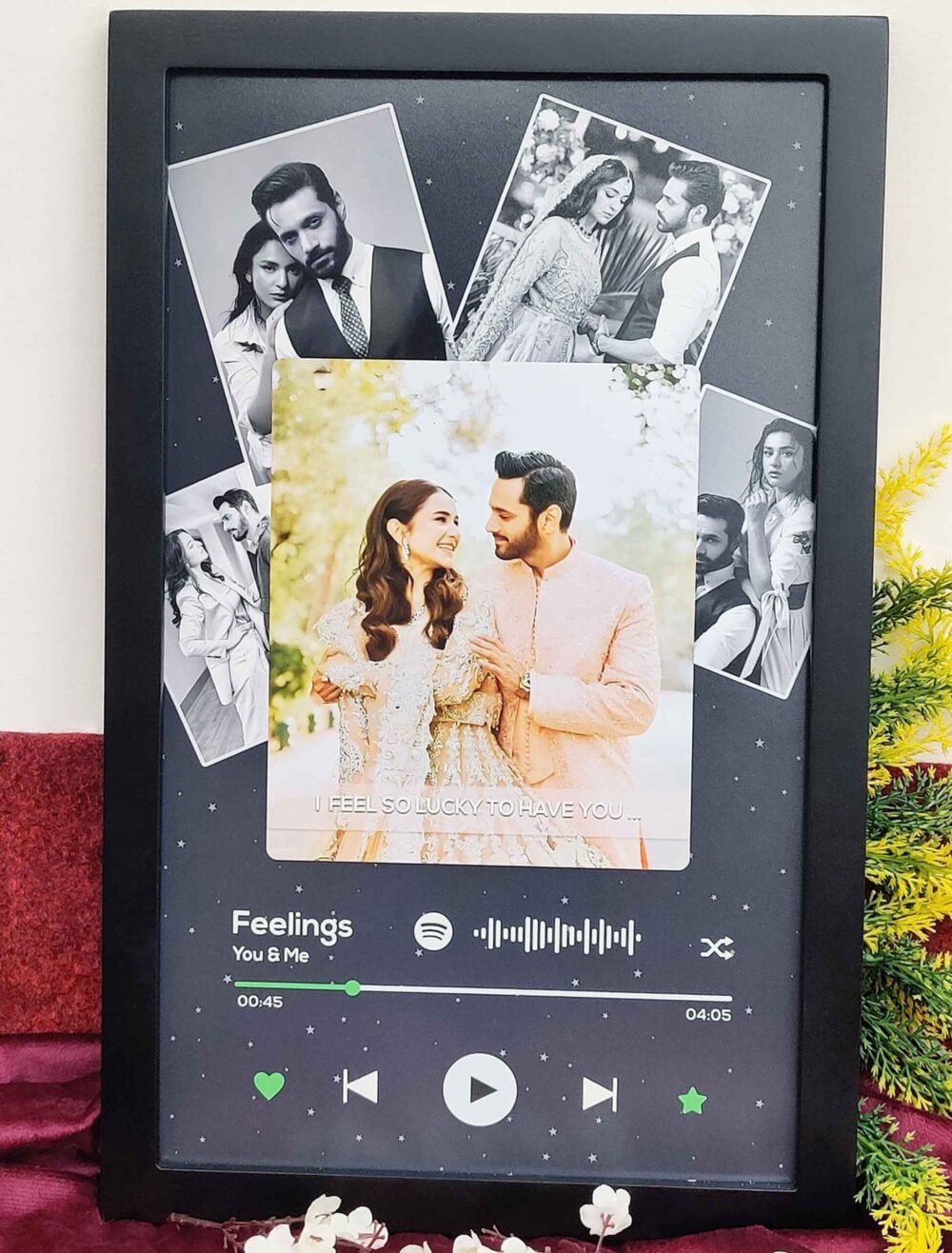 Spotify Photo Frame - Wedding, Anniversary, Birthday Memory Gift - The Framers