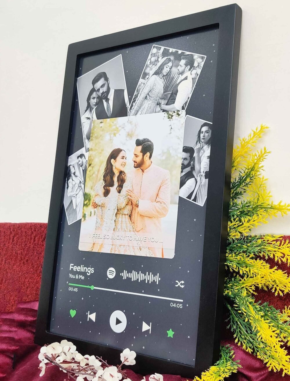 Spotify Photo Frame - Wedding, Anniversary, Birthday Memory Gift - The Framers