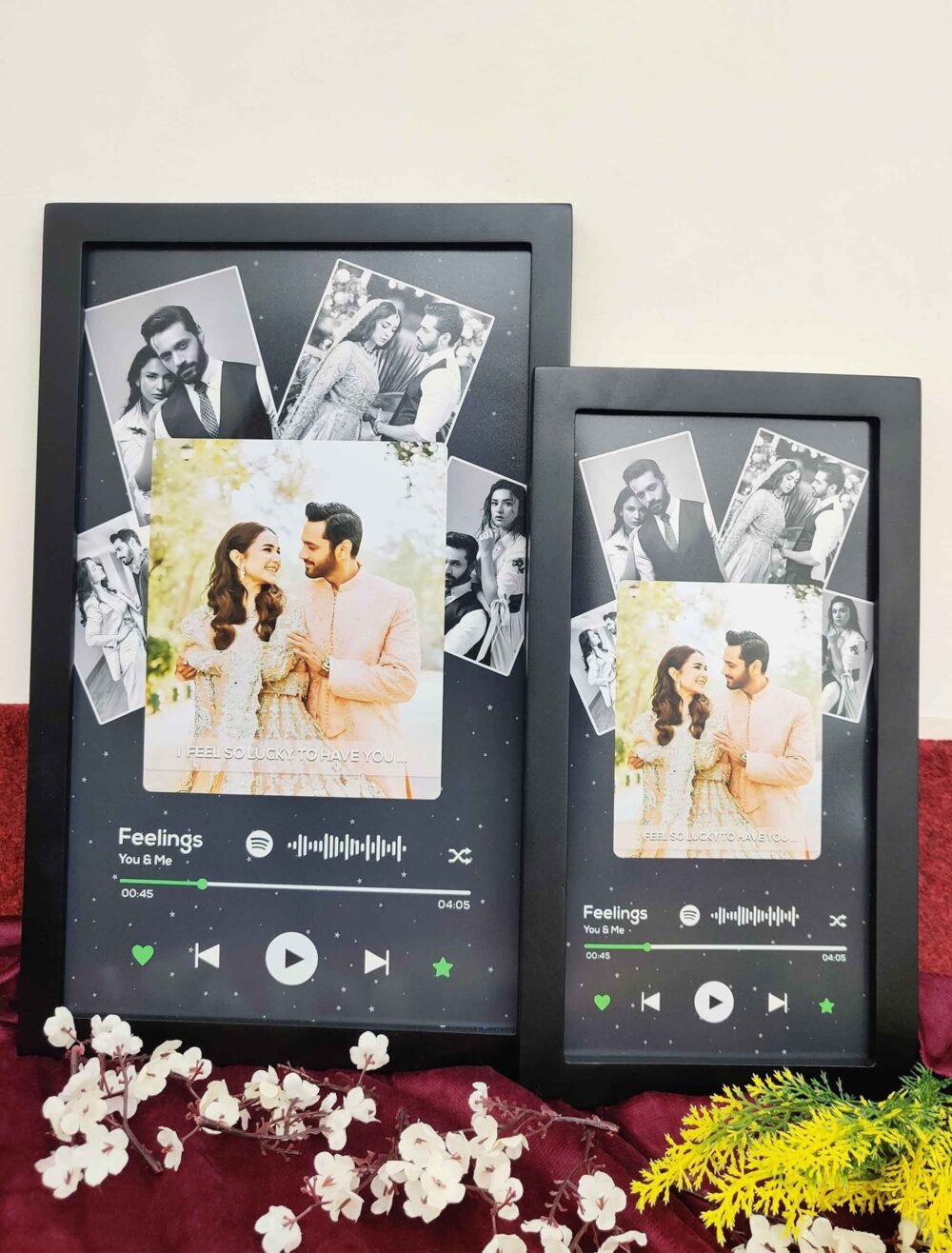 Spotify Photo Frame - Wedding, Anniversary, Birthday Memory Gift - The Framers