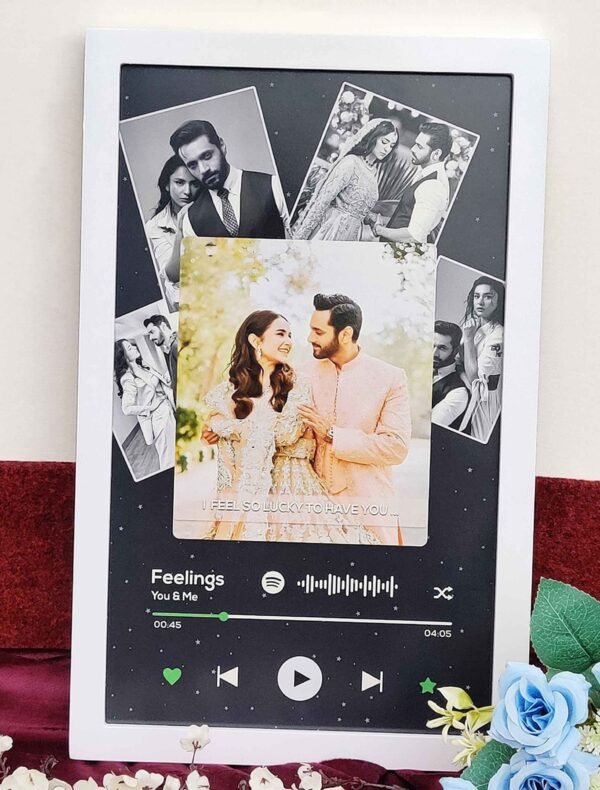 Spotify Photo Frame - Wedding, Anniversary, Birthday Memory Gift - The Framers