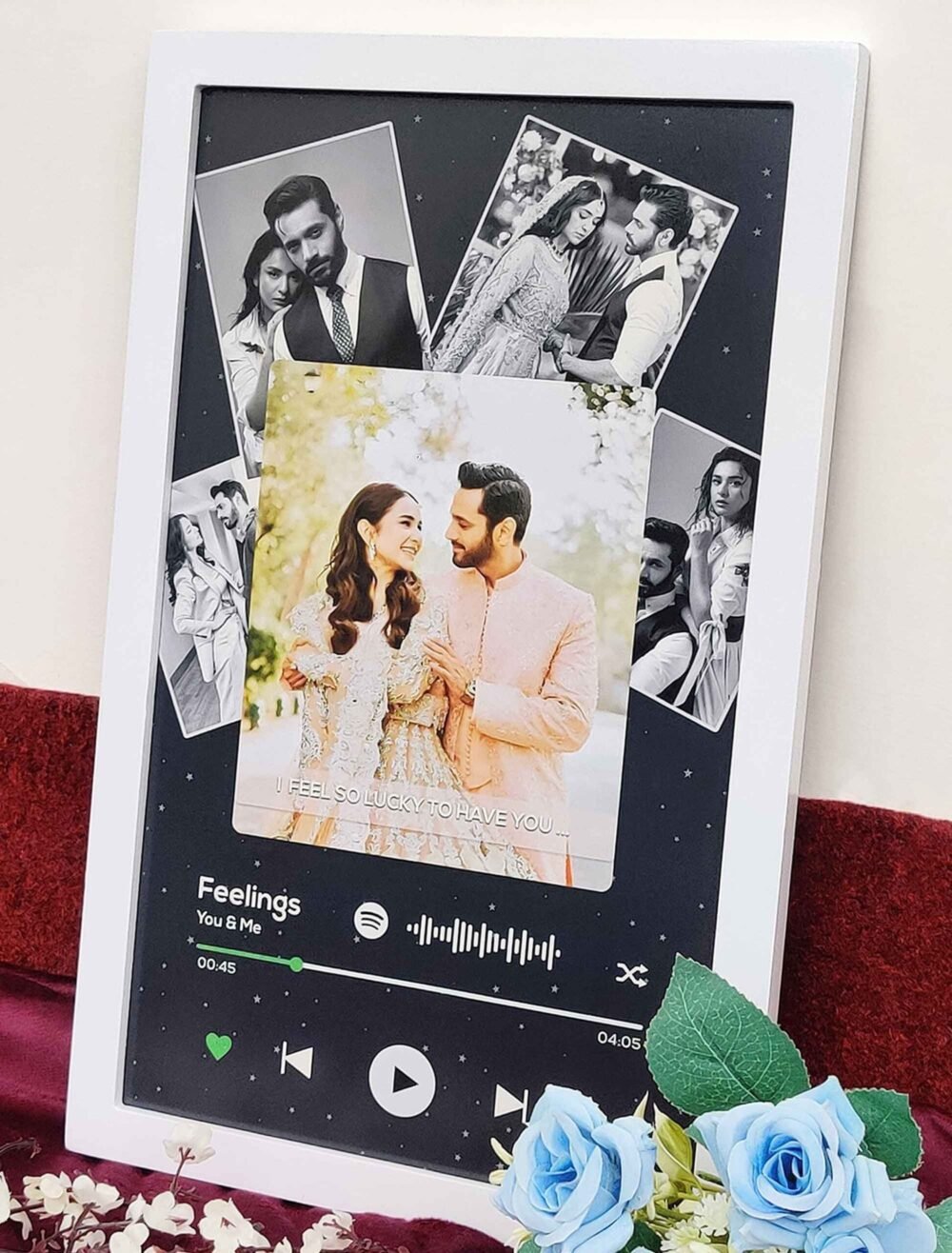 Spotify Photo Frame - Wedding, Anniversary, Birthday Memory Gift - The Framers