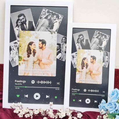 Spotify Photo Frame - Wedding, Anniversary, Birthday Memory Gift - The Framers