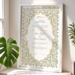 Premium Nikah Contract Frame - Customizable