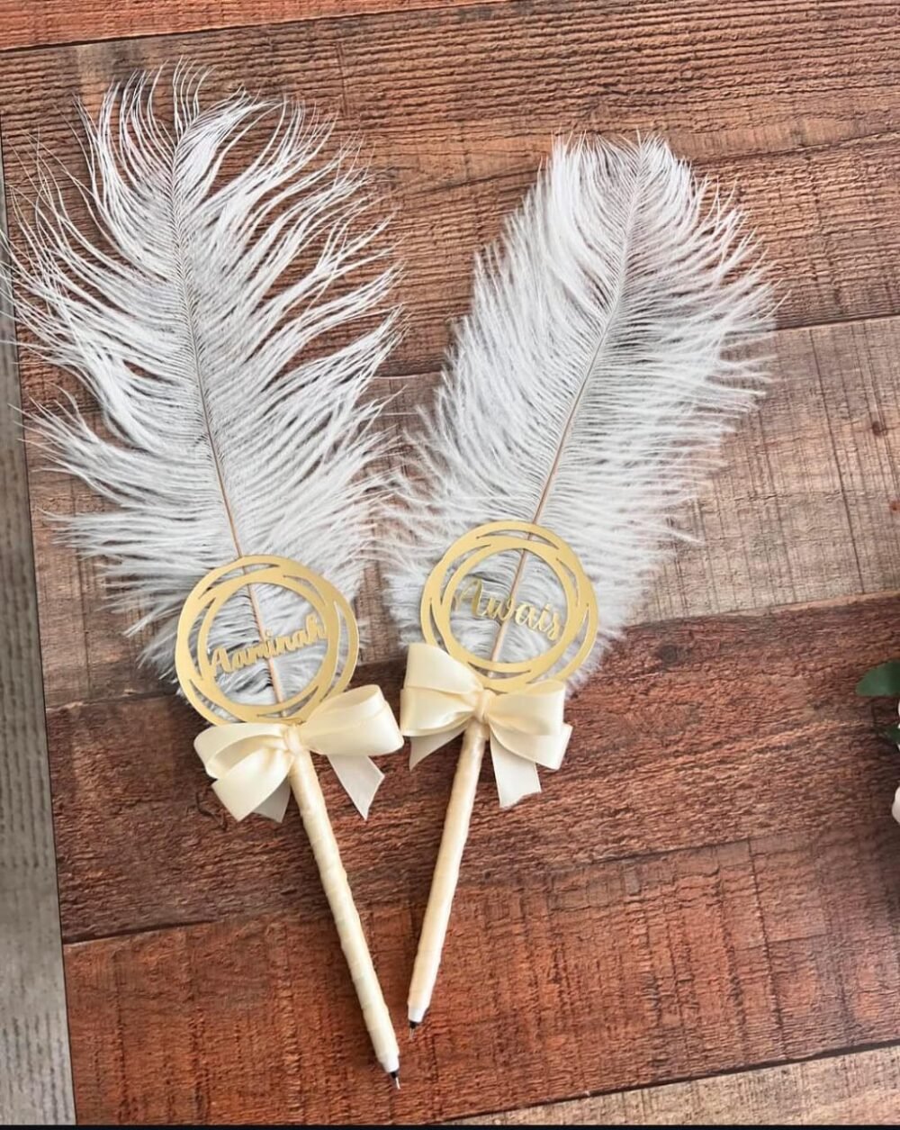Customize Nikkah Pen with beautiful Name Cutting