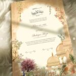 Nikkah Certificate Without Frame