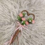 Handmade Jute Nikkah Pen with Flowers