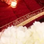 Nikkah Dupatta with Custom Name & Qabool Hai
