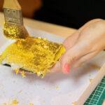 Gold Leafing for Nikkah Certificate Frame