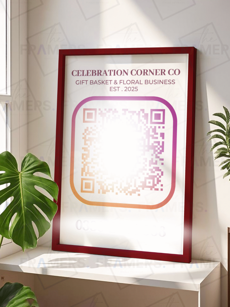 Customize QR Code Frame