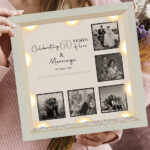 Milestone Anniversary Frame Anniversary gift