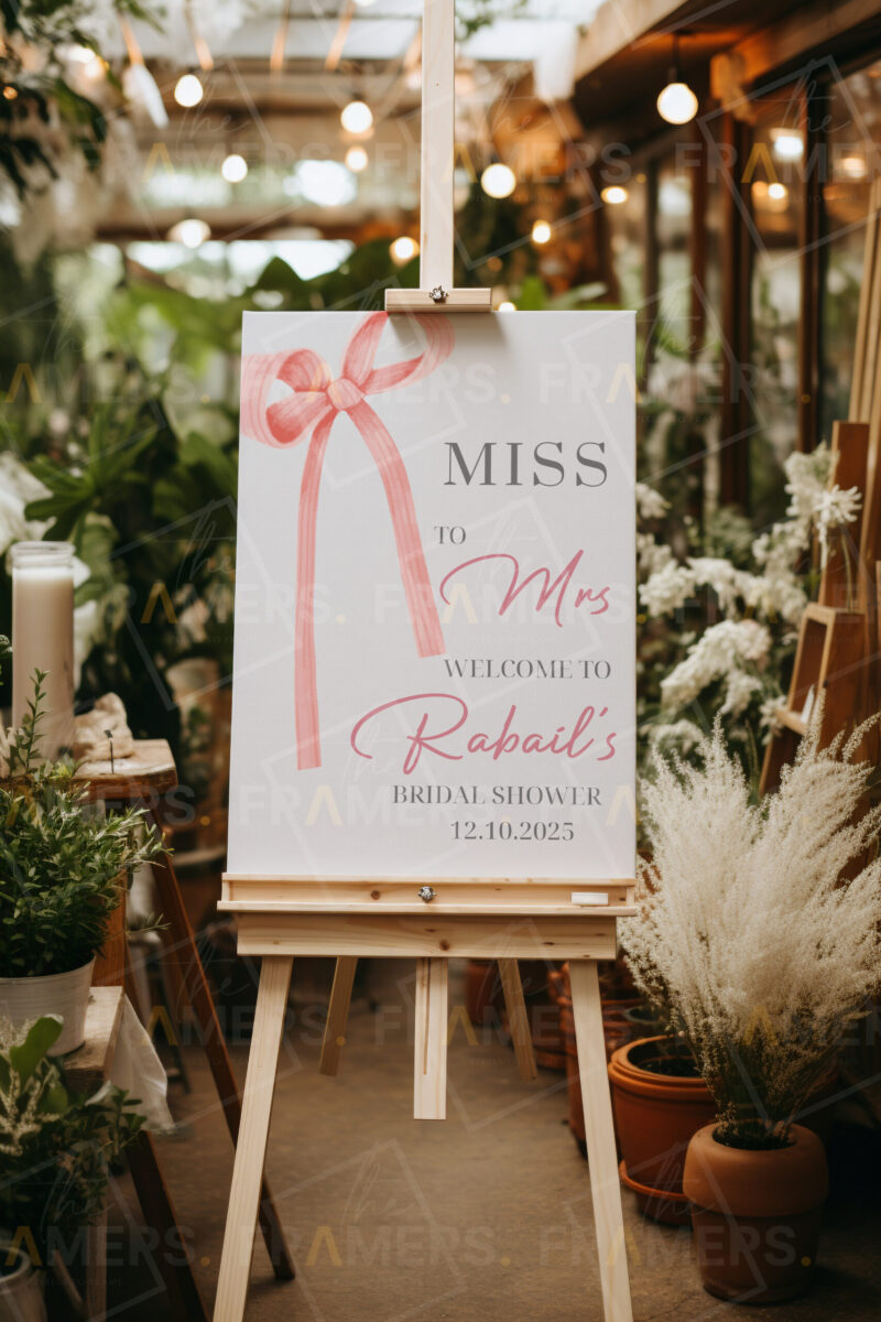Bridal Shower Welcome Board