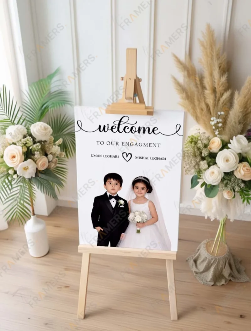 chic-kids-photo-engagement-ceremony-welcome-board-1
