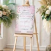 pink-wisteria-floral-arch-nikkah-welcome-board-1