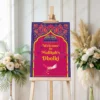 vibrant-mughal-dholki-welcome-board-4