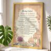 Mughal palace peacock wedding contract in black wooden frame with pink florals