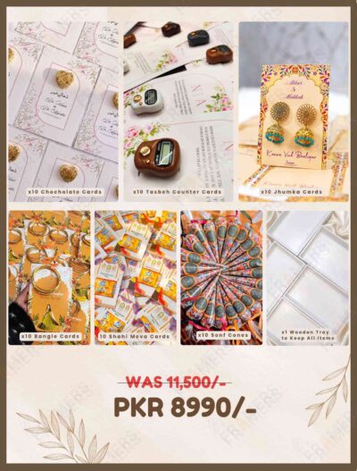 Mehndi Complete Favor Gifts and Tray Discount Deal