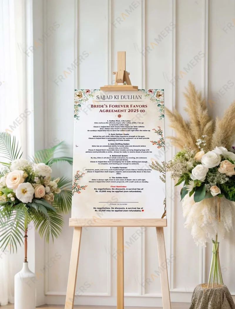 Nikkah Wedding Contract