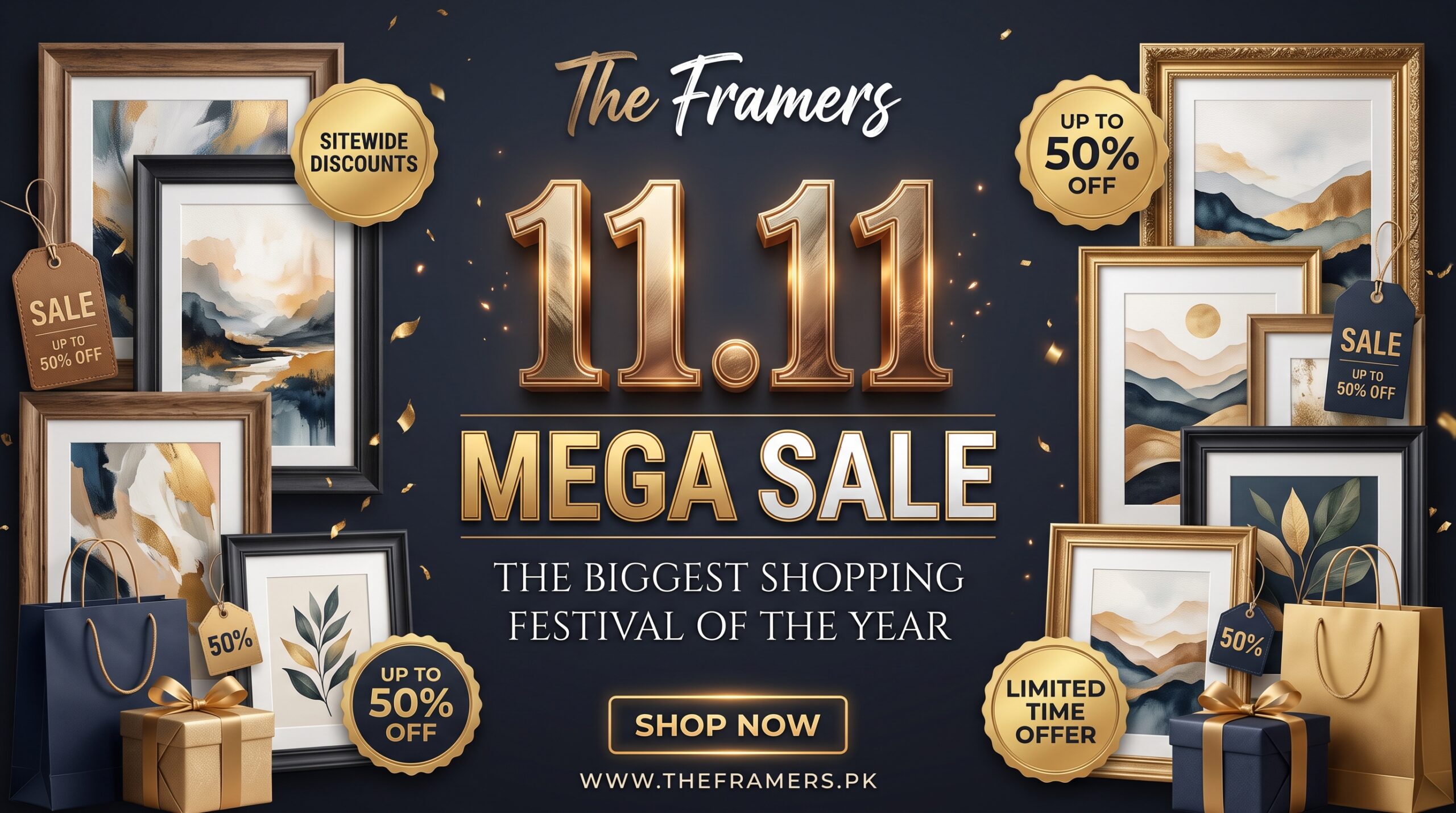 11 11 mega sale by The Framers