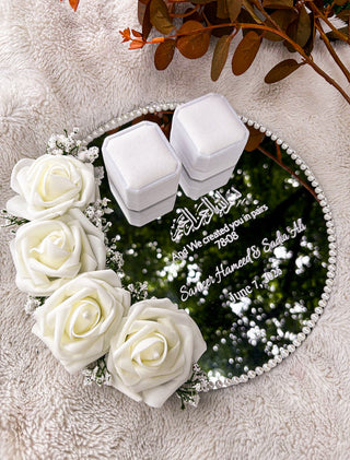 Personalised Nikkah ring tray