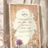 Mughal Heritage Sandstone Nikkah Certificate in fancy off white frame