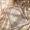 Sacred Marriage Contract Frame with Sky Blue Persian Border, angled view