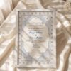 Sacred Marriage Contract Frame with Sky Blue Persian Border, side view