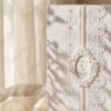 White Lace Velvet Nikkah Booklet, fifth angle